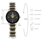 Couple Watches Women Luxury Famous Brand Lover's Watch For Men Casual Stainless Steel Watches Ladies Wristwatch Relogio Feminino