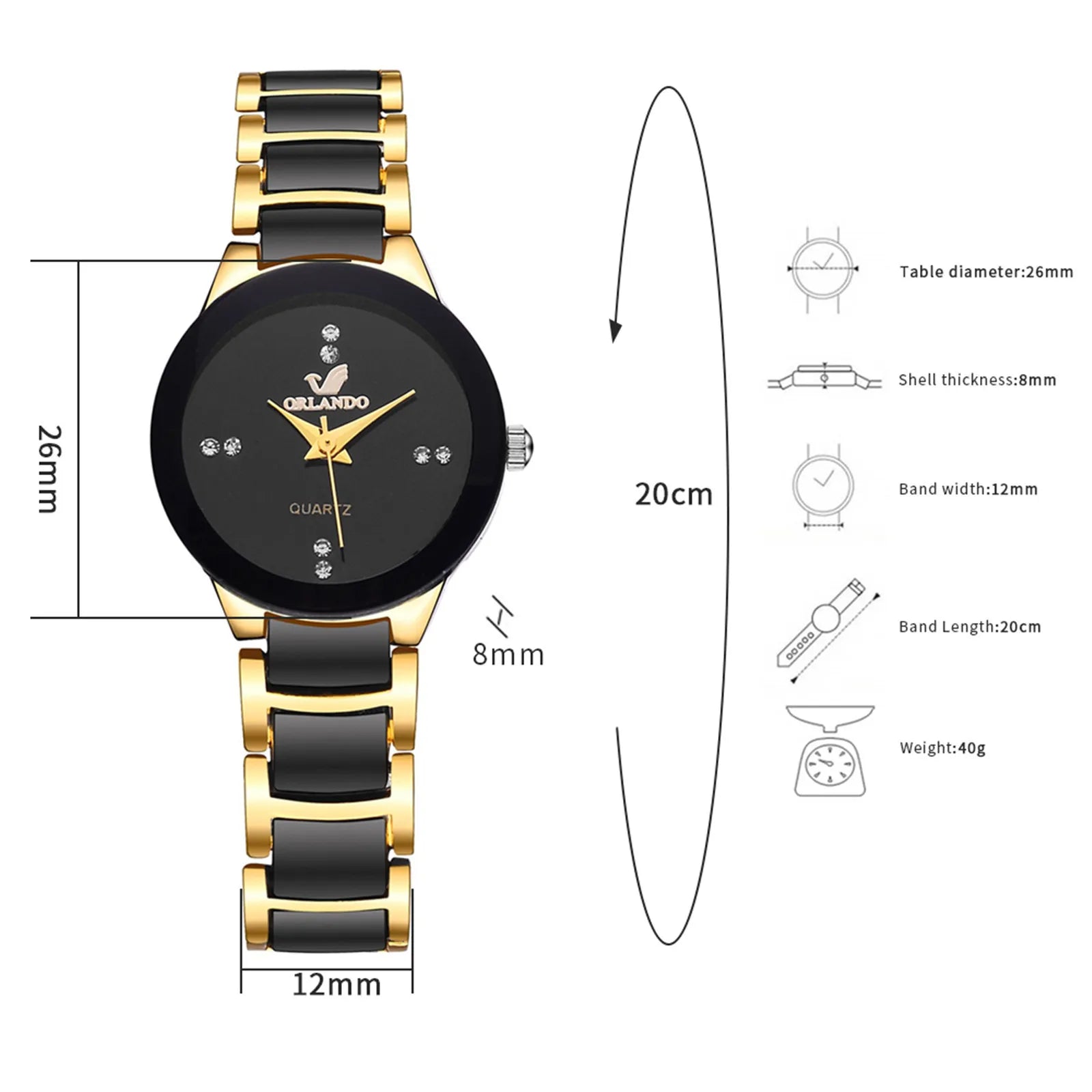 Couple Watches Women Luxury Famous Brand Lover's Watch For Men Casual Stainless Steel Watches Ladies Wristwatch Relogio Feminino