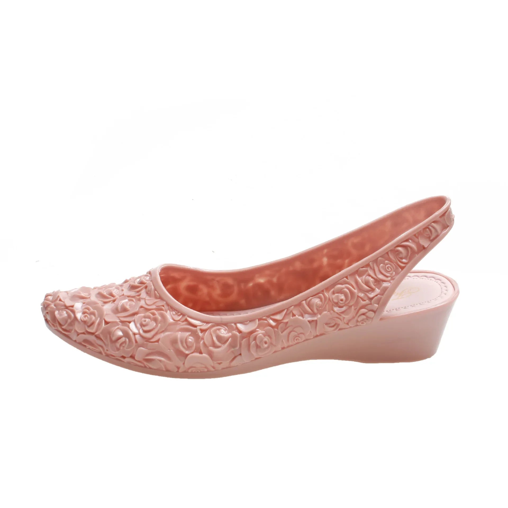 Women Sandals Soft Bottom Wedge Heels Single Shoes New Spring Summer Fashion Flower Sandalias Mujer Ladies Pointed Toe Sandals