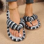 Slippers Winter Shoes for Woman Home Slippers New Fashion Slippers Shoes Flat Heel Flip Flops Plus Size 42 43