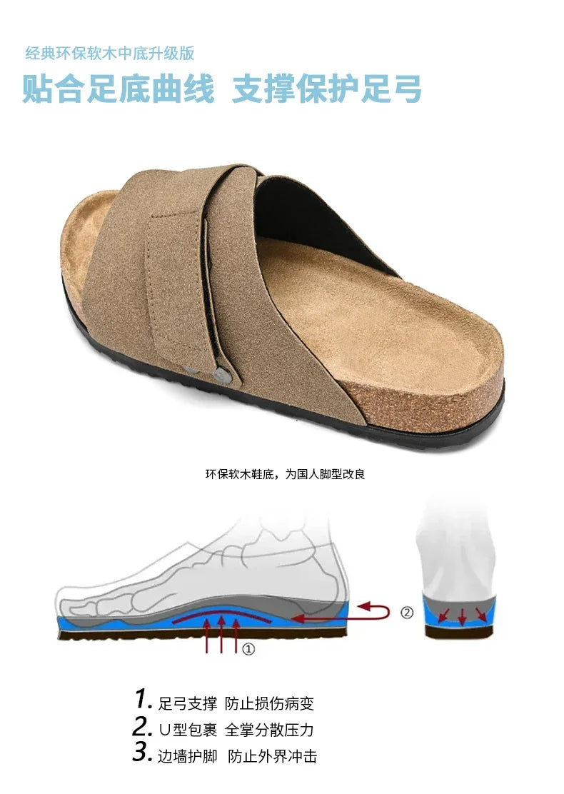Men's Summer Sandals for Men Shoes Flat Sandals Trend 2024 Man Slippers Slipers Mens Soft Sandles High Quality Shoes Sandal Sale