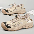 Mens Sandals Hot Sale Summer Outdoor Non-slip Beach Shoes Anti-collision Rubber Wading Shoes Fashion Breathable Male Sneakers