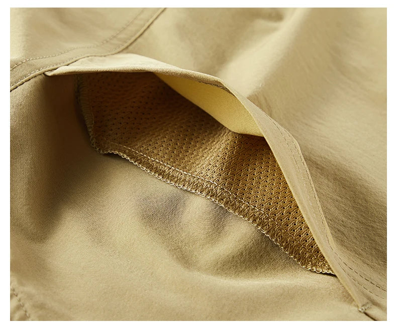 Men's Long Sleeved Shirt Comfortable Breathable Elastic Fashionable Versatile Workwear Shirt Outdoor Hiking and Commuting Shirt