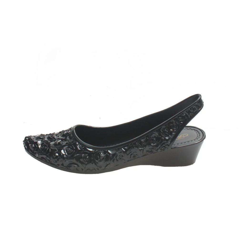 Women Sandals Soft Bottom Wedge Heels Single Shoes New Spring Summer Fashion Flower Sandalias Mujer Ladies Pointed Toe Sandals