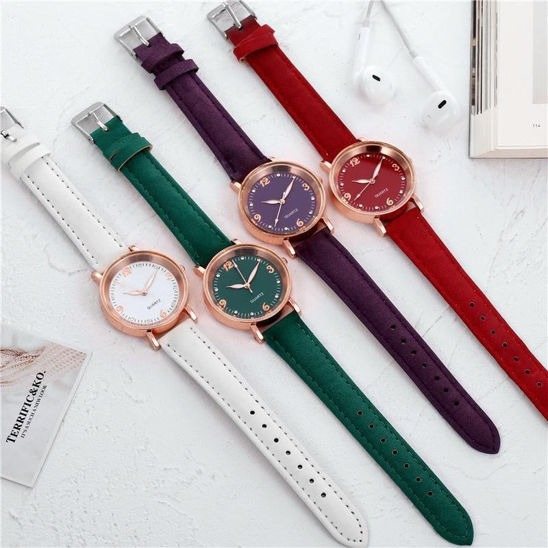 Watches for Women Leather Band Luxury Watches Quartz Watch Casual Bracelet Watch for Women