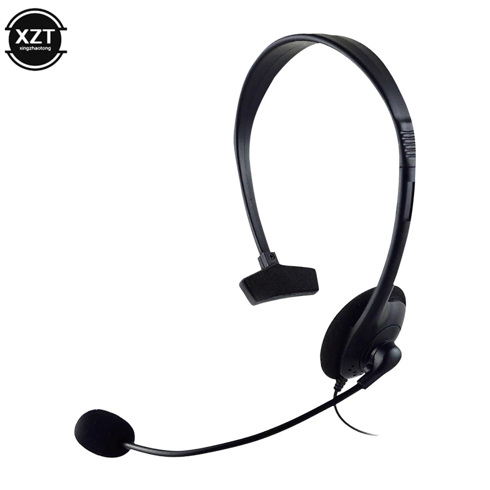 Operator Headphones Head-mounted With Noise Canceling Microphone One-ear Telephone Clear Call Headphones Single-Sided Headset