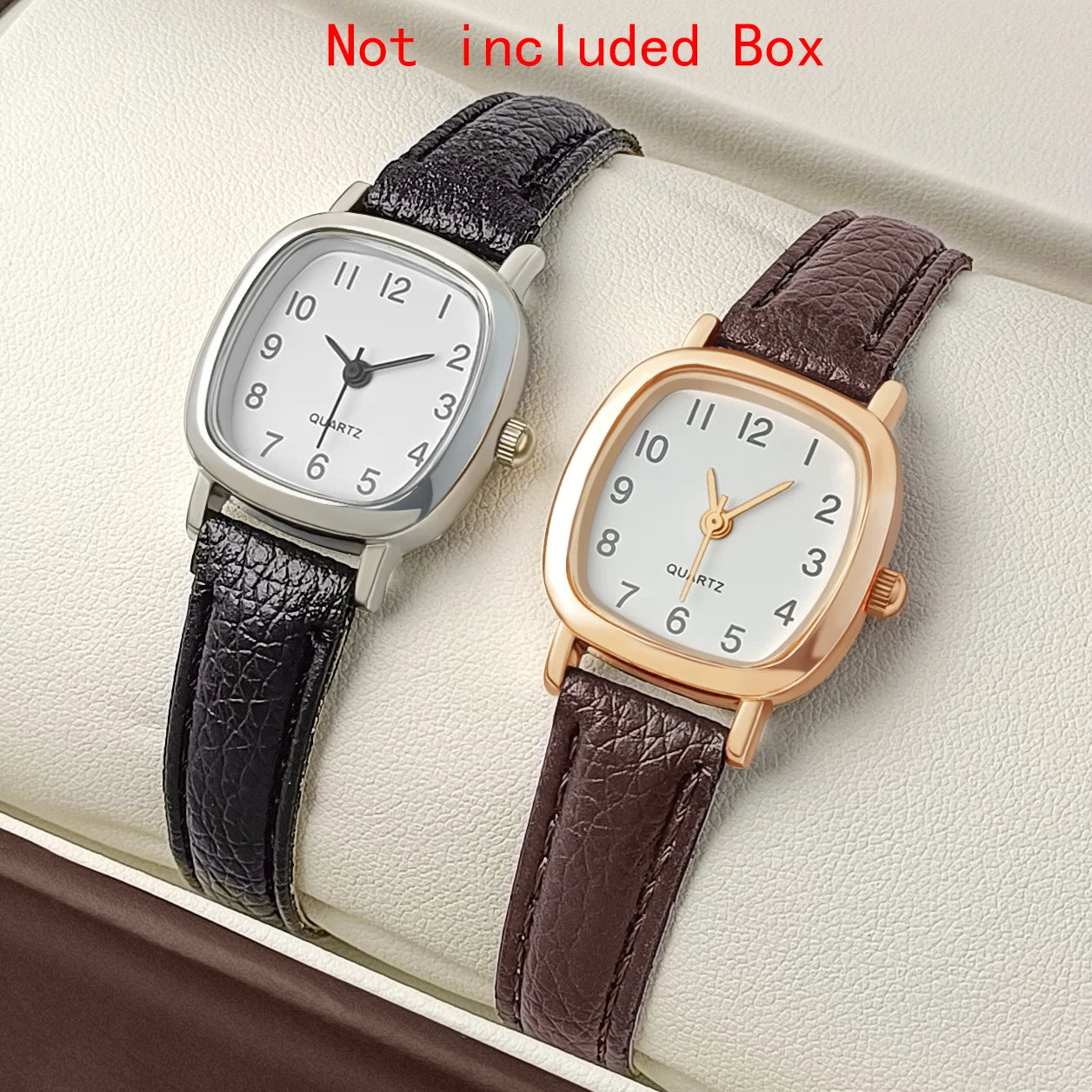 2Pcs Watches Women Couple Watch Quartz Wristwatch Women Pu Lether Watches Ladies Clock Festival Gift relogio feminino