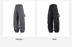 Men's outfit pants are versatile, trendy, loose, straight-leg outdoor work pants and trendy brand tight-fitting windbreakers