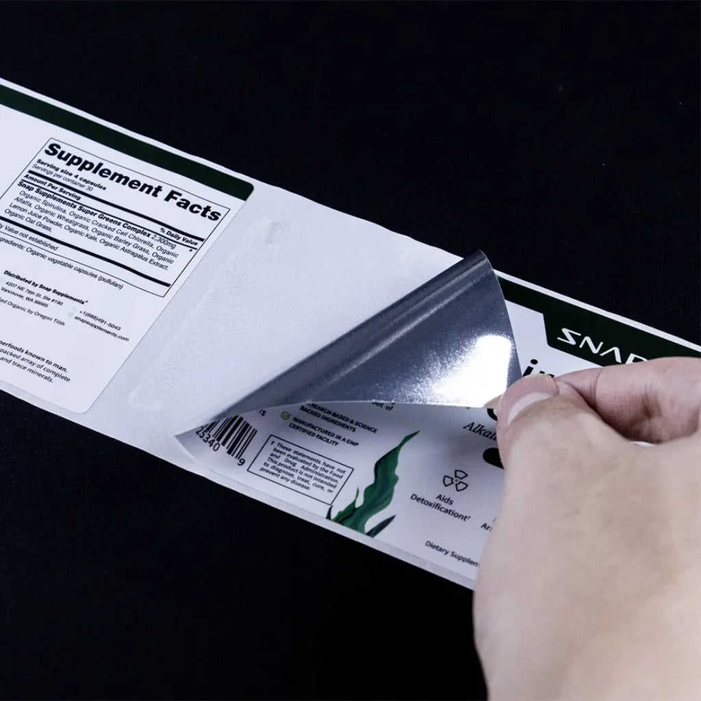 Waterproof Oil-resistant Cosmetic And Skin Care Product Labels Customizable Beauty Product Stickers for Packaging