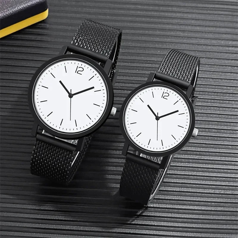 Couple Watches For Lovers Fashion Quartz Watches Men Women Waterproof Splash Resistant Wristwatch Lovers Watches