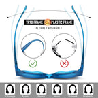 Sunglasses set, anti-glare glasses, polarized sunglasses for myopia, anti-UV sunglasses