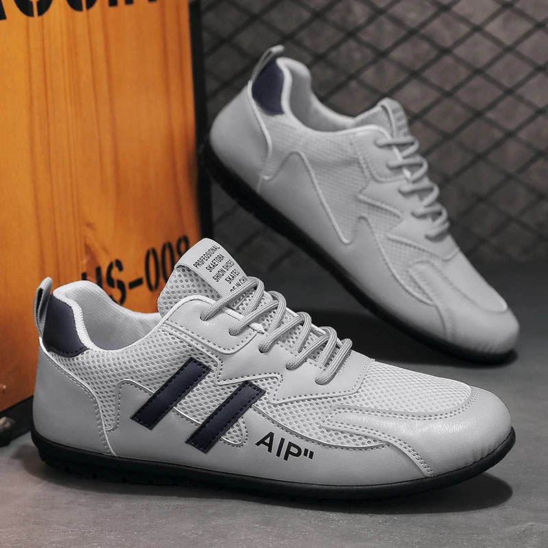 Mens Shoes 2025 New Casual Flats Man's Spring Driving Flats Breathable Sport Fashion Sneakers Lightweight Loafers for Male