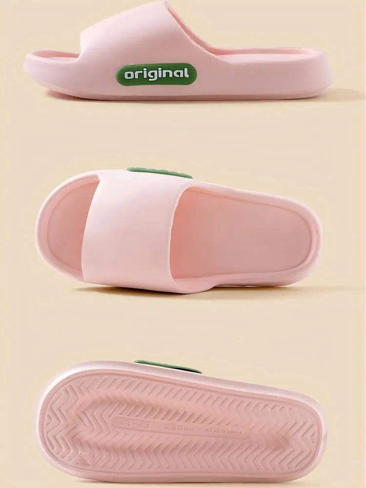Men's Non-Slip Slippers for Women Summer New Indoor Home Soft Bottom Middle-Aged and Elderly Couples Bathroom Bathing Slippers for Men