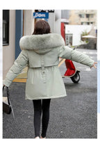 Winter Coat 2025 New Women's Thick Cotton Jacket Women's Medium long Korean version Fur collar Coat Female Warm Parka Overcoat