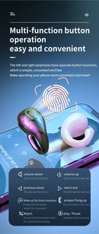 S20 wireless ear clip Bluetooth earphones are not in the ear and comfortable to wear. They are open high pitched headphones