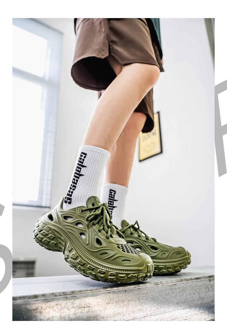 Couple Sandals For Men New Fashion 2025 Summer Outdoor Hole Shoes for Women Sandals Sandalias Hombre Sandalias De Mujer