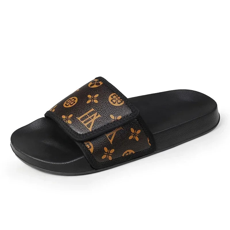 Slides Shoes for Men 2024 Slippers House Man Comfortable Men's Sandal Living Room Slippers Walk Around Home Flip Flop Slipper