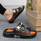 2025 New Men's Slippers Comfortable Soft Mens Beach Shoes Indoor Outdoor Clogs Massage Casual Shoes Non Slip Men Sandals Zapatos