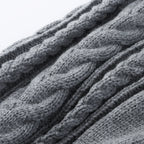 Men's Sweater Knitted Pants Solid Color Casual Pants Autumn Winter Warm  Knitted Slim Fit Pants for Male Long Pant