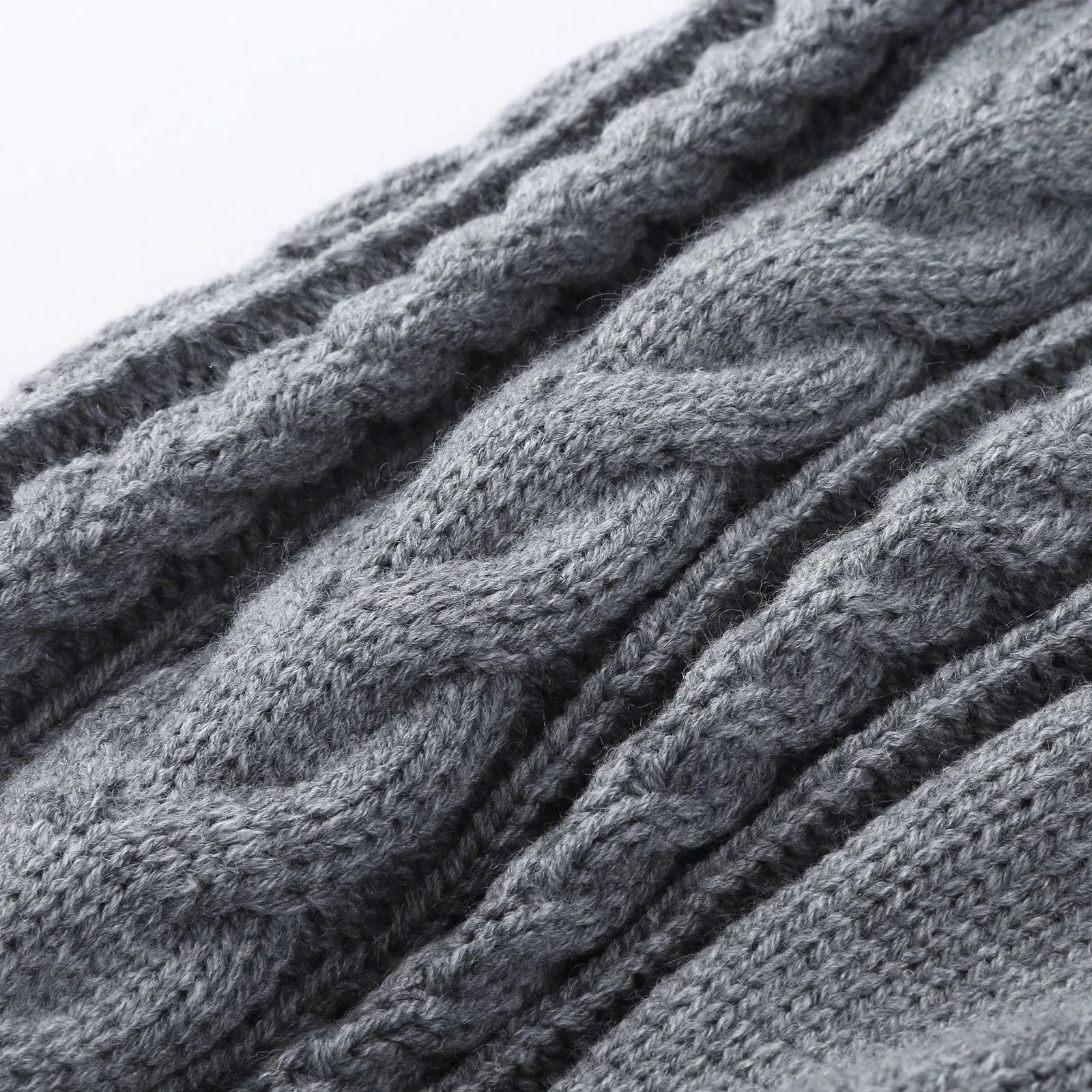 Men's Sweater Knitted Pants Solid Color Casual Pants Autumn Winter Warm  Knitted Slim Fit Pants for Male Long Pant