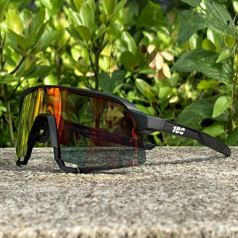 100 Cycling Sunglasses UV400 TR90 Sports Bicycle Glasses MTB Mountain Bike Fishing Hiking Riding Eyewear for Men Women sport