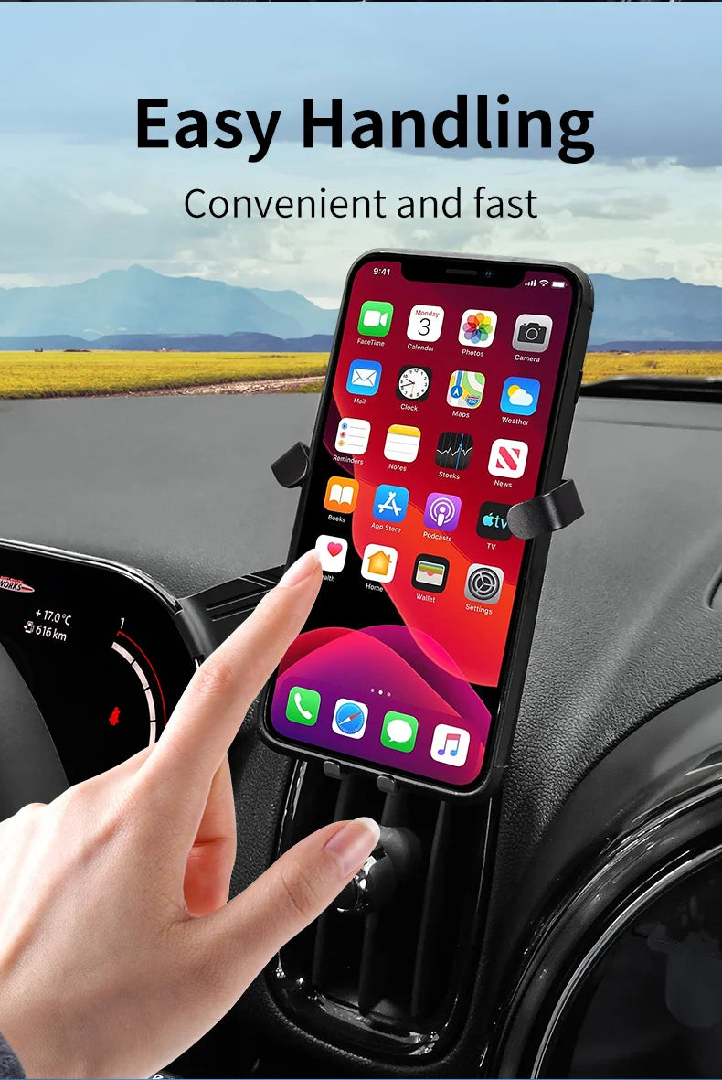 Mobile Phone Holder Car Accessories Bracket For MINI COOPER F56 F57 F55 F54 F60 Countryman Clubman LCD Mount GPS Support Gravity