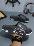 Men's Slippers, Durable for Outdoor Use, Summer Outdoor Wear, Indoor Home, Deodorant, Non-Slip, Bathroom Bathing, Thick-Soled Sandals for Men