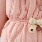 Winter Clothes for Girls Baby Girl Cotton Coat Winter Children S Bow Cute Coat Cotton Coat Girls Clothing
