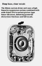 Nothing Headphone (1) Bluetooth Headphone 40mm Dynamic Driver Wireless Headphone 1 Quick Charge ANC Headset Support AAC SBC LADC