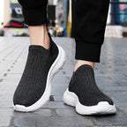 2025 Men- Walking Shoes Soft Mesh -Wear-Resistant Comfortable Flat Casual- Sneakers Original Summer Sports- Tennis Shoes for Man