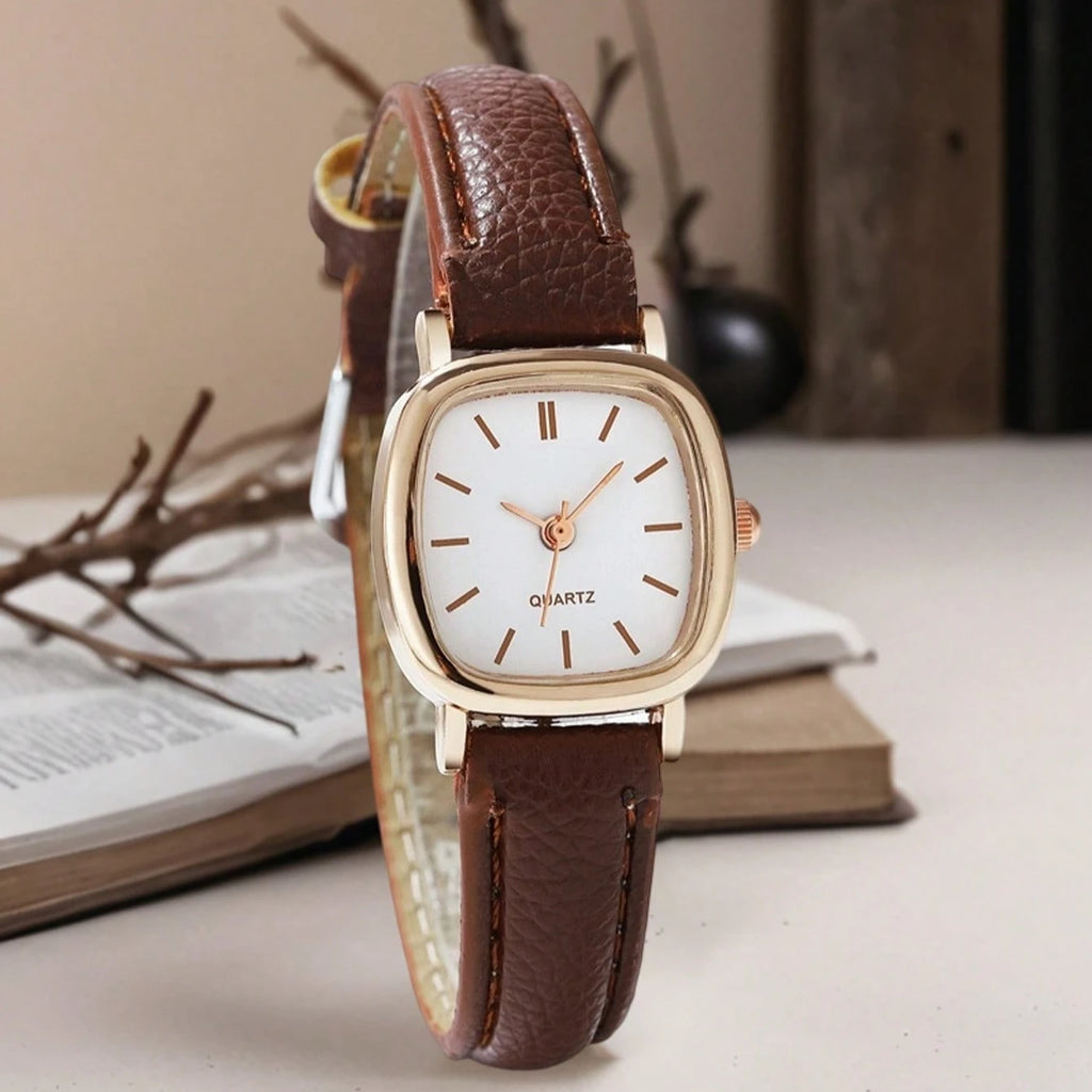 Watches Women Couple Watch Quartz Wristwatch Women Pu Lether Watches Ladies Clock Festival Gift relogio feminino