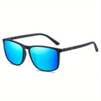 Sports Sunglasses for Men Polarized Comfortable Wear Square Sun Glasses Male Light Weight Eyewear Accessory with Origina UV400