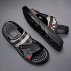 High-end Men's Sandals New Summer Sandals Men's Wear-Resistant Non-slip Soft Sole Outdoor Dual-purpose Sandals