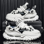 Men's Shoes 2025 Thick Sole Height Increasing New Breathable Trend Fashionable and Versatile Casual Sports Comfortable Trend