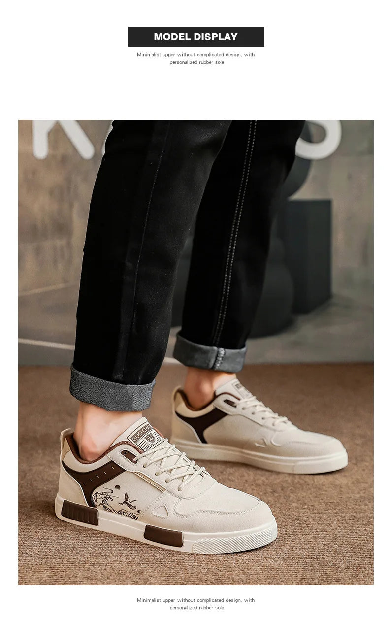 Men's Shoes  New Summer Men's Low Cut Men's Sneakers Waterproof Anti Slip Comfortable Wear-resistant Oversized Casual Shoes