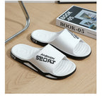 Slippers for men can be worn externally in summer. Trendy bathroom, bathroom, non-skid home, indoor, and home sandals for men