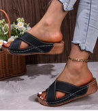 Women's Sandals 2025 Summer Shoes Women Heels Sandals Casual Indoor Outdoor Women Slippers Summer Sandals Heeled Sandalias Mujer