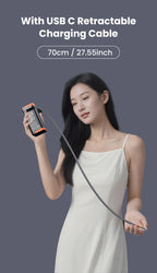 Power Bank 50000mAh 100W PD PPS Super Fast Charging Portable Spare Battery Type-C Retractable Cable Powerbank For Phone Laptop