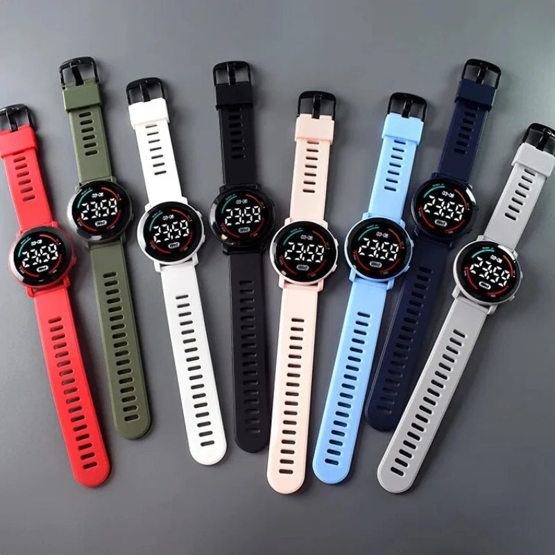 Couple Watches Fashion LED Digital Watch for Men Women Sport Silicone Casual Watch Electronic Clock New Boys Girls Student Clock