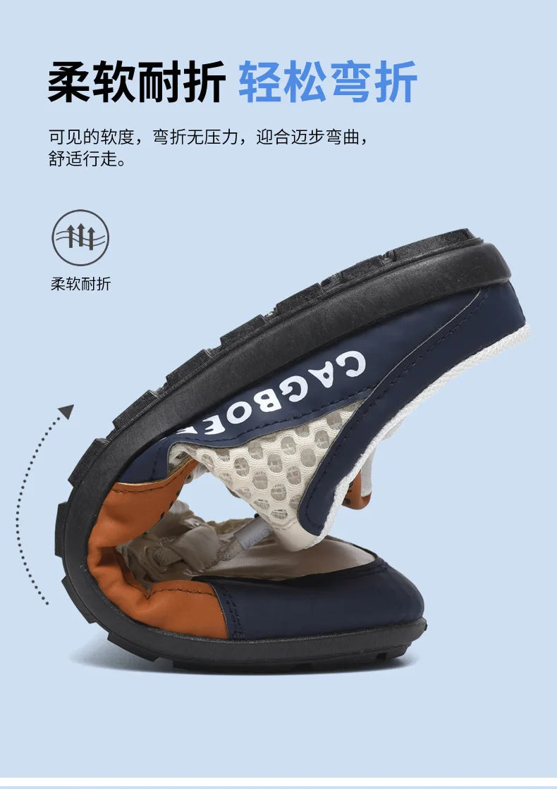 Men's Fashion Soft-soled Half Slippers Men Summer Trendy Bottom Casual Shoes Breathable Slip-on Shoes Sneakers Zapatos De Hombre