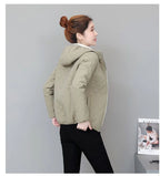 Winter Lambswool Coat 2025 Small Cotton-Padded Coat Women's Short Parkas Warm Cotton Jacket Joker Hooded Outwear Ladies Overwear