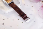 Fashion Couple Watch Luxury Rectangle Dial Women Quartz Watch Men Leather Band Casual Women Leather Wristwatch Relogio Masculino