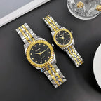 New Top Couple Watches Man Luxury Famous Lover's Watch Woman Casual Stainless Steel Watches For Women Relogio Feminino For Gifts