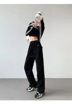 pants for women in autumn 2025 new loose fitting straight tube casual high waist wide leg pants women y2k streetwear Cargo pants