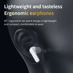 New Full Touch Screen Headphones ANC Bluetooth 5.4 Noise Cancelling Earphones HiFi Stereo Wireless In-Ear ENC Earbuds With Mic