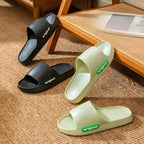 Men's Non-Slip Slippers for Women Summer New Indoor Home Soft Bottom Middle-Aged and Elderly Couples Bathroom Bathing Slippers for Men