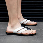 Men's High Quality Sandals Summer Men Shoes Breathable Walking Beach Slippers Outdoor Sandals Casual Fashion Male Filp Flops