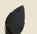 Women's Slippers 2025 New Summer Slim Heel Pointed Toe Worn with A Straight Drag Patent Leather High-heeled Slippers for Womens