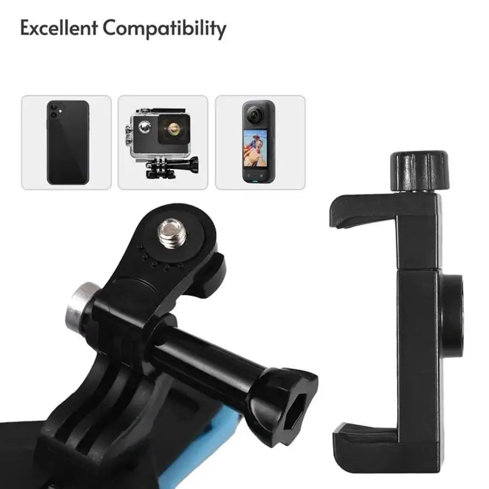 Helmet Holder Helmet Accessories Motorcycle Riding Mobile Phone Holder Sports Camera Chin Holder