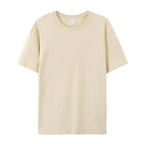 Men's Solid-color Short-sleeved T-shirt: Simple, Elegant and High-quality, Suitable for Both Commuting and Casual Wear